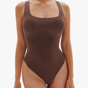 Chic Brown Bodysuit for Women